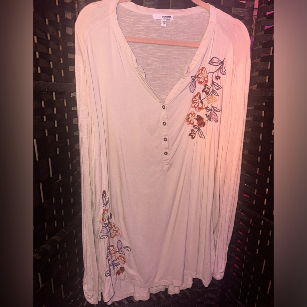 Women’s Sonoma Embroidered Utility Shirt - Gently Used